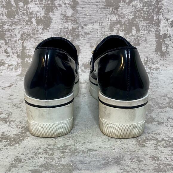 Stella McCartney Binx Vegan Leather Platform Sneaker in Black - Picture 3 of 10